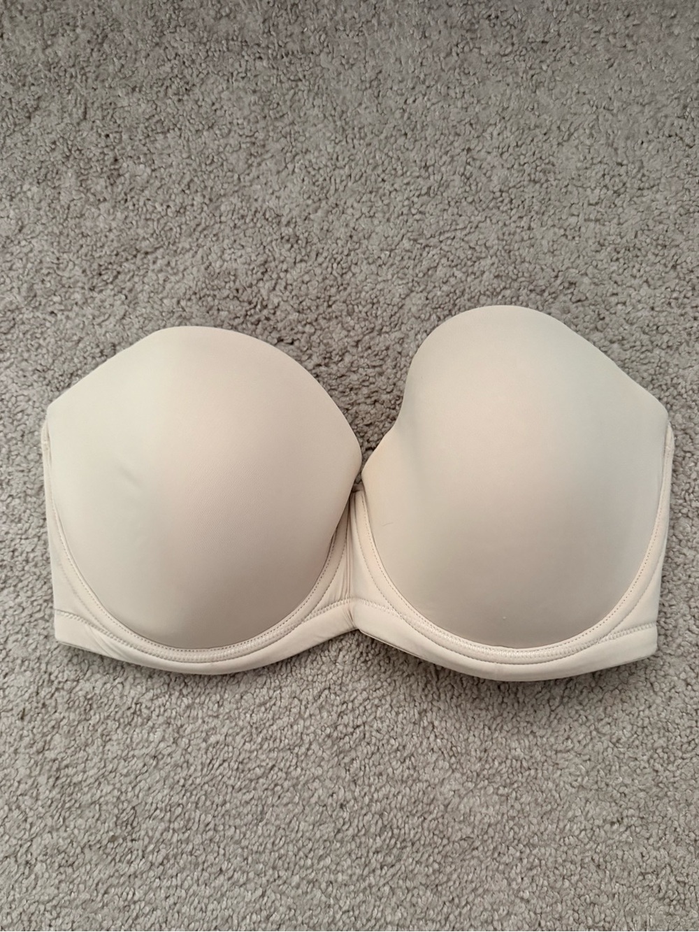 Delimira Nude Multiway Strapless Lightly Lined Bra Size 36 F